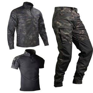 남자 바지 전술 재킷, 야외 방풍 미국 캠핑 셔츠, 전투 유니폼, 사냥복, 운동복