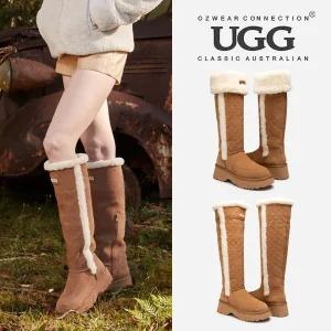 호주어그 오즈웨어 25FW 퀴나 마티라세 시어링 양털 롱부츠 OB984M