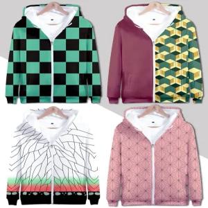 귀멸의칼날 코스프레 후드집업 토미오카기유 탄지로 시노부 젠이츠 네즈코 가을 애니 귀칼 굿즈