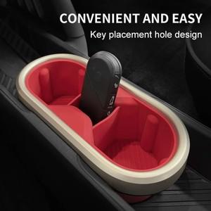 BMW 미니쿠퍼 E SE J01 EV 에이스맨 J05용 실리콘 중앙 콘솔 컵홀더 패드 수납함 차량용 악세사리