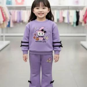 리틀밥독키즈 FW 노기모 호박할로윈 상하복 여아 맨투맨티 부츠컷팬츠H254MWP11+12