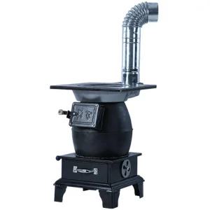 소형 화목난로 주물 옛날 장작 노출형 가정용 벽 주물화목난로