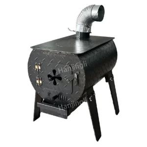 거꾸로 스토브 중형 난로 소각로 볶음 연소 가정용 장작 겨울 가열로 실내 요리 석탄 주물