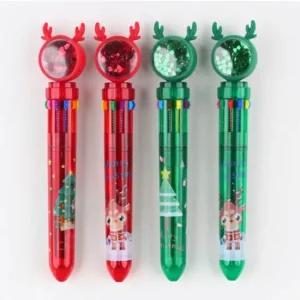 크리스마스 볼펜 x15개 예쁜 선물용 학교 학원 단체 학용품세트 초등학생문구