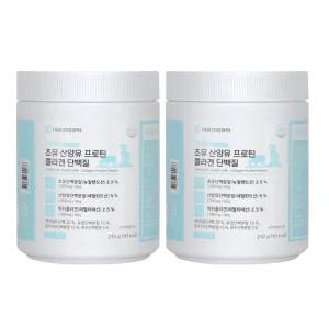 대웅 아임헬씨 초유 산양유 프로틴 콜라겐 단백질 210g X 2개 곡물맛 파우더 유산균 미네랄