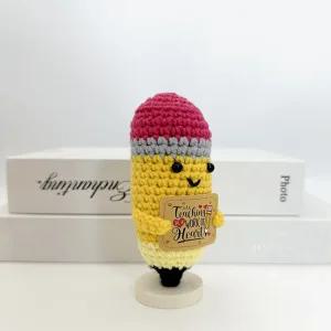 이색수집 장식 선물 셰 감정적 지원 품 귀여운 스 수제 긍정적 뜨개질 인 연필 손으로 룸 크로 에너지 짠