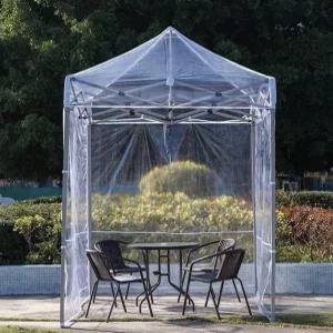 접이식 투명 옥상창고 소형 천막 간이 농막 두꺼운 수납장 조립식 캠핑 간이창고 천 캐노피