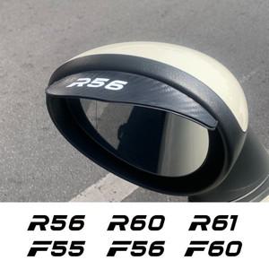 2Pcs 자동차 비 눈썹 액세서리 미니 쿠퍼 R56 F56 Countryman R60 F60 Clubman F54 R55 R50 F55 R61 R59 R5