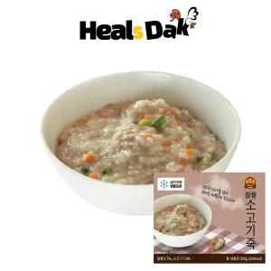 [헬스닭] 한끼든든 간편식 찹쌀소고기죽 390g 5팩