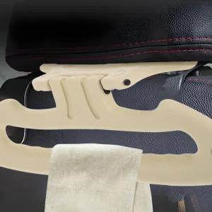 시트 홀더 용 베이지색 인테리어 가방 차량 수납 다기능 훅 뒷면 레스트 옷걸이 정리함 스틱