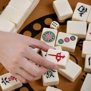 마작패 세트 대형 리치마작패 리치 일본 휴대용 게임