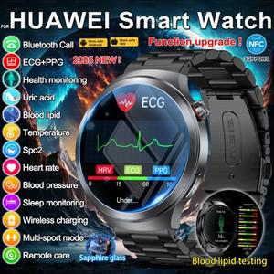 2025년 신제품 화웨이 요산 혈압 혈중 산소 체성분 분석 스마트워치 심전도+광혈류 측정 시계 블루투스 통