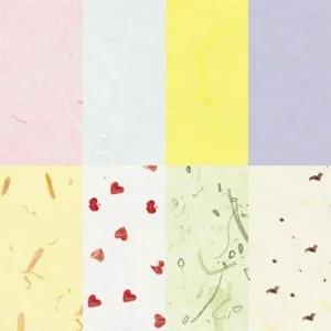 글로벌이지 예한 한지OA 조선한지 조선지 A4 15매 210x297mm 공예용 포장 종이