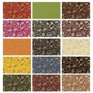 글로벌이지 예한 전통문양한지2 당초문양조 선종이 조선지 25장 640x940mm 공예용 포장 부자재 만들기 재료