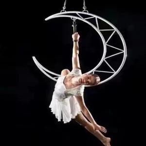 에어리얼후프 초승달 액세서리 링요가 체조 피트니스