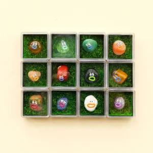 상자 선물 모양 크리스탈 동물 미니 스톤 표정 이색수집품 에너지 1개 보석 귀여운 광물 수집용