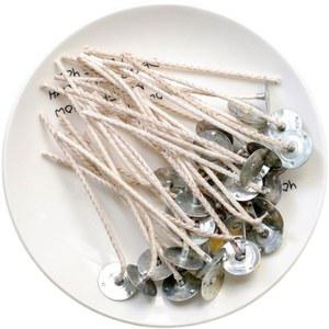 밀착 무연 직조 40 향, 타입 대형 연소 베이스, 플라워 팩당 캔들 스레드, 100 개 가닥, 코어, DIY