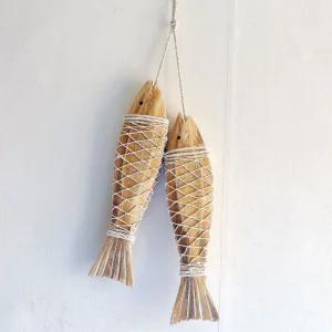 개업선물 액막이 명태물고기 우드 모형 장식 북어 고사 사업 원목