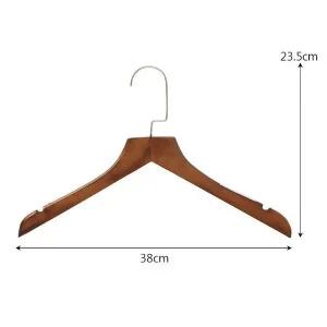 원목옷걸이슬림 나무옷걸이 여성용 논슬립 (WF23B6F)