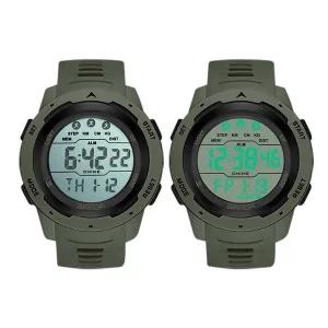 [콩심팥심]군대시계 LED 방수 스톱워치 전자시계 스티앙 그린