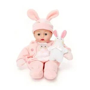마담알렉산더 31cm 핑크 토끼 눈깜박이 아기 인형