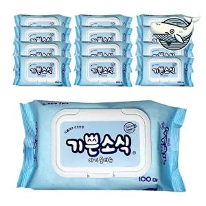 고품질 부드러운 아기 물티슈 100매 순한 세안티슈 저자극 순한물티슈 육아용품 아기용 물휴지 WFGUZ9T