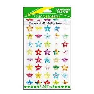 [셀러에이드]캐릭터 별 스티커 15개 다이어리 노트북 팩