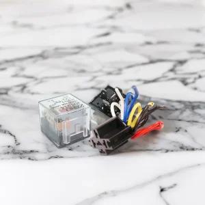 5P릴레이 12V (소켓포함 2개) 자동차 비상등 스위치 5핀 커넥터 차량용 DIY 다이