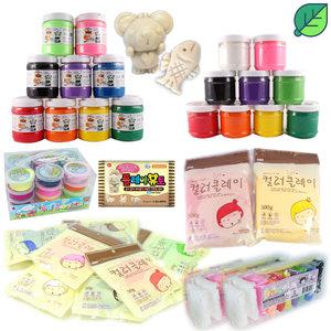 클레이 점토 모음/50g~500g/단체세트상품류/아이클레이/칼라폼/