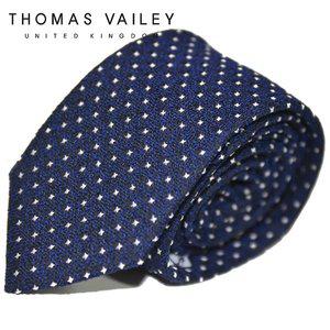 [토마스베일리][THOMAS VAILEY] 토마스베일리 실크넥타이-파티클 네이비 7.7cm