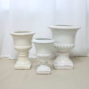 오네뜨 세라믹포트 L 센터피스 수업용화기 도자기 화병 꽃병 달리베리