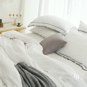 바자르 립라인 테슬 호텔식베딩 침구세트Q K겸용