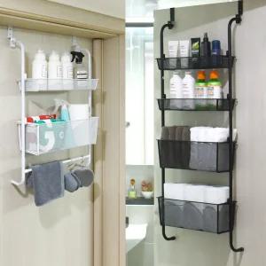 노바리빙 촘촘바스켓 4단 문걸이 선반