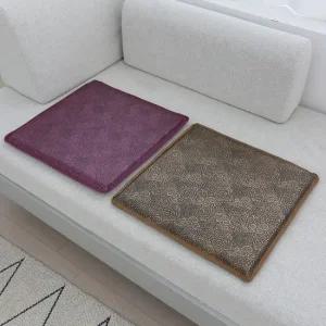 이솔홈 레자 장미 일체형 방석