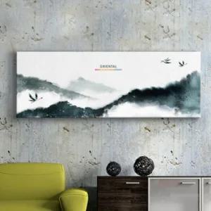 아트박스 꾸밈 cw470-산과학이있는동양화풍경_대형노프레임