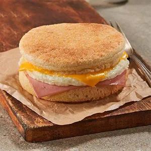 [자연맛남]잉글리쉬 머핀 햄에그치즈 듬뿍 아침식사대용 10개입