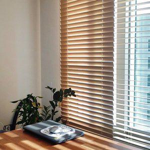 [기타]윈테리어 우드블라인드 거실 서재 세련된 인테리어