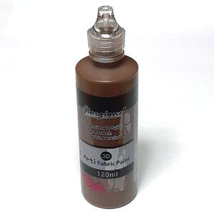 염색물감120ml 갈색/패브릭 대용량 의류 섬유 캔버스직물 그림그리기 학교 유치원 만들기 공예재료