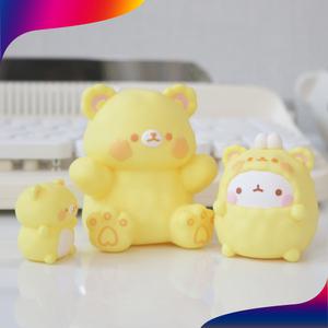 몰랑 플러피프렌즈 세트 피규어 플러피 곰인형 곰돌이 몰랑이