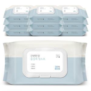 [데일리워터] 간편한장 물걸레 청소포 대형 10팩/팩당30매(총300매)
