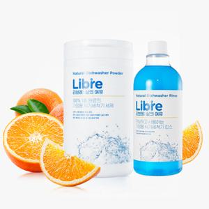친환경 리브레 식기세척기 세제 1kg + 린스500mg SK매직 쿠쿠 삼성 LG 식기세척기