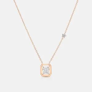 [메트로시티주얼리]브릴리오 실버 로즈 네크리스 A223SN1025RPH .