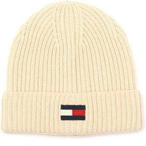 Tommy Hilfiger 남성 피셔맨 리브 플래그 자수 커프 모자