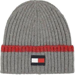 Tommy Hilfiger 남성용 고무 플래그 패치 팁 리브 커프 모자