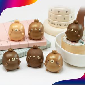 초코 몰랑이 피규어 6종 세트 몰랑 인테리어 선물
