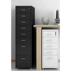 이동서랍 사무실 5단 열쇠잠금서랍장 3단 바퀴 보관함