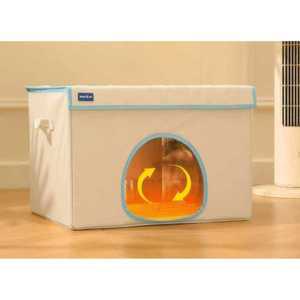 고양이 온열하우스 난방텐트 애완동물 겨울집 방한 반려 개집 실내 열선