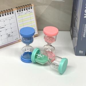 마카롱 탁상 타이머 15분 모래시계