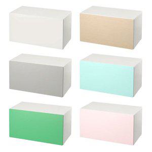 [마켓비]이케아 SMASTAD 스모스타드 벤치+장난감수납장 90x52x48cm/수납함/정리함/수납벤치