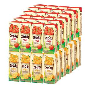 남양 과수원 190mlx24팩+24팩(48팩) 골라담기 #오렌지 #청포도 #사과 #복숭아